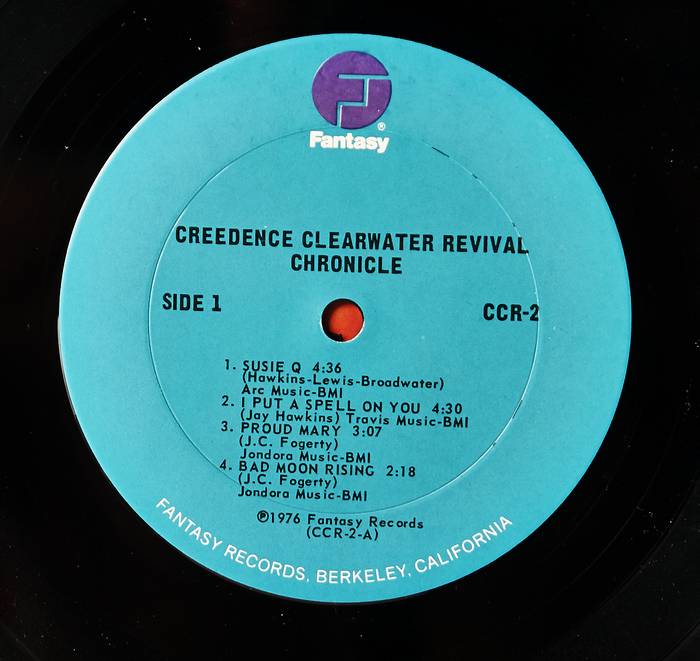 Creedence Clearwater Revival Chronicle The 20 Greatest Hits [lp label a usa]